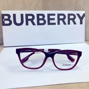 New Burberry Author Bordeaux Optical Eyeglasses BE2346 3403